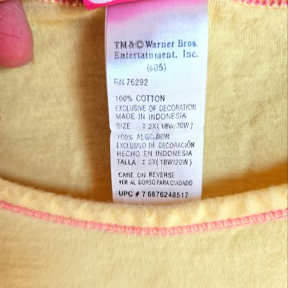 Branded Vintage Tweety Bird Women's 2x Shirt - Picture 4 of 5